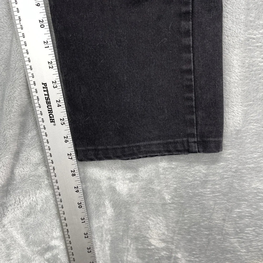 Levi's 514 Jeans Mens 40x30 (40x27) Black Denim Red Tab Straight Leg Streetwear‎